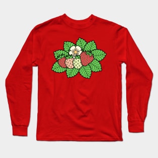 Strawberry Icon Long Sleeve T-Shirt